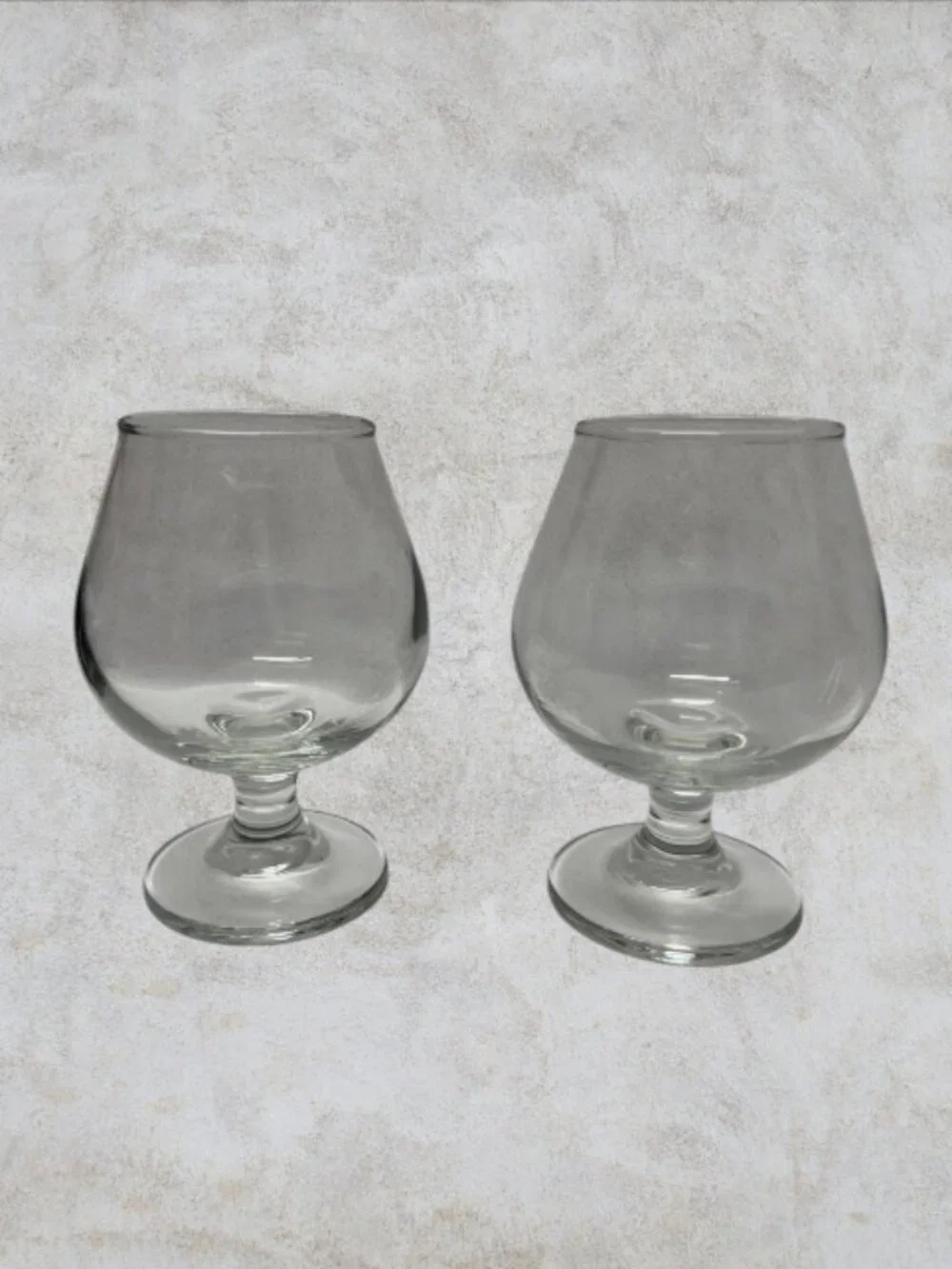 WHISKEY DECANTER -- Glass w/Stopper, 2 Brandy Cognac Snifters, Vintage